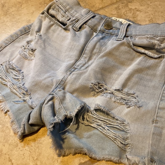 High Rise Ripped Shorts - Picture 4 of 5